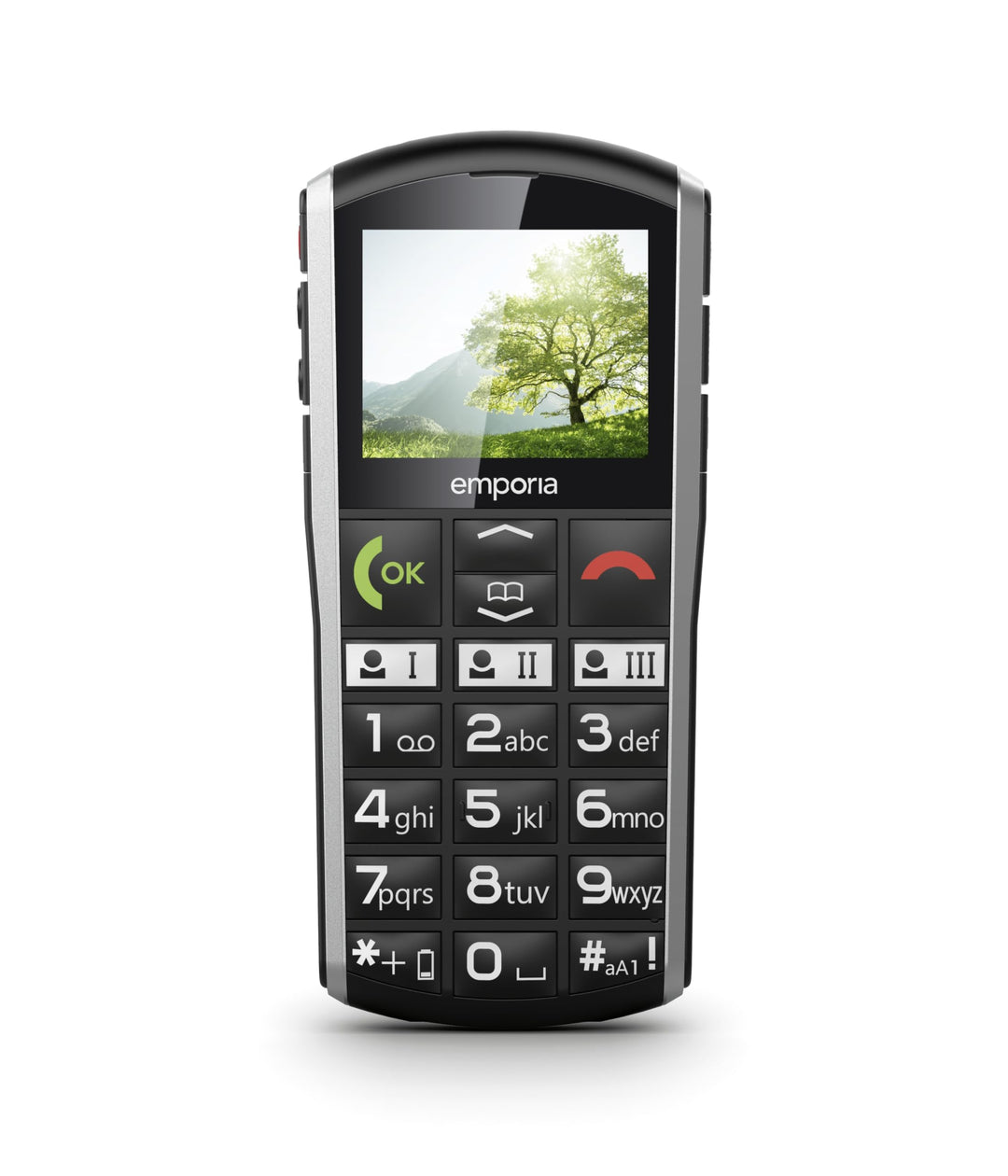 emporiaSIMPLYCITY-LTE, Tastenhandy ohne Vertrag, Mobiltelefon mit Notruftaste, Extra grosse Tasten,