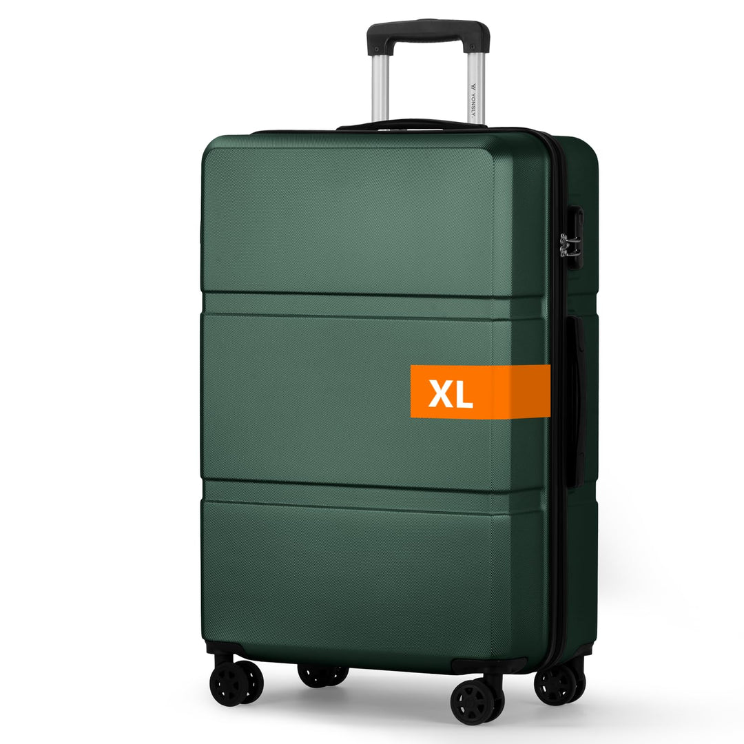 Gepäck, Trolley Suitcase Reisekoffer, Rollkoffer Handgepäck mit 4 Rollen 360°, Hartschalenreisekoffe