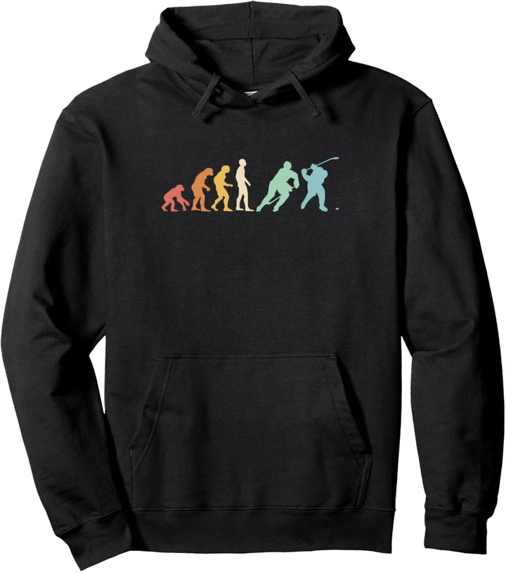 Eishockey Retro Evolution Für Spieler Und Fans Pullover Hoodie
