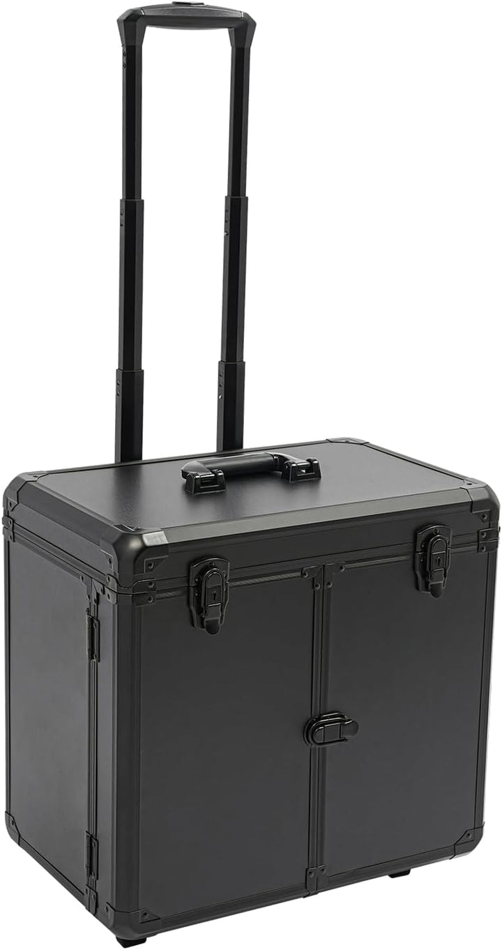 Mobile Fusspflegekoffer Höhe 91cm Grosse Kapazität Fusspflege Trolley Kosmetikkoffer Multikoffer mit