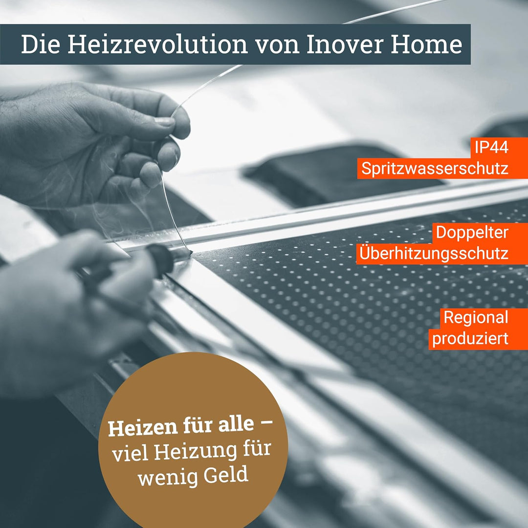 Bildheizung mit 600 Watt ✓ mit 5 Jahre Herstellergarantie ✓ überhitzungsschutz ✓ Infrarotheizung mit