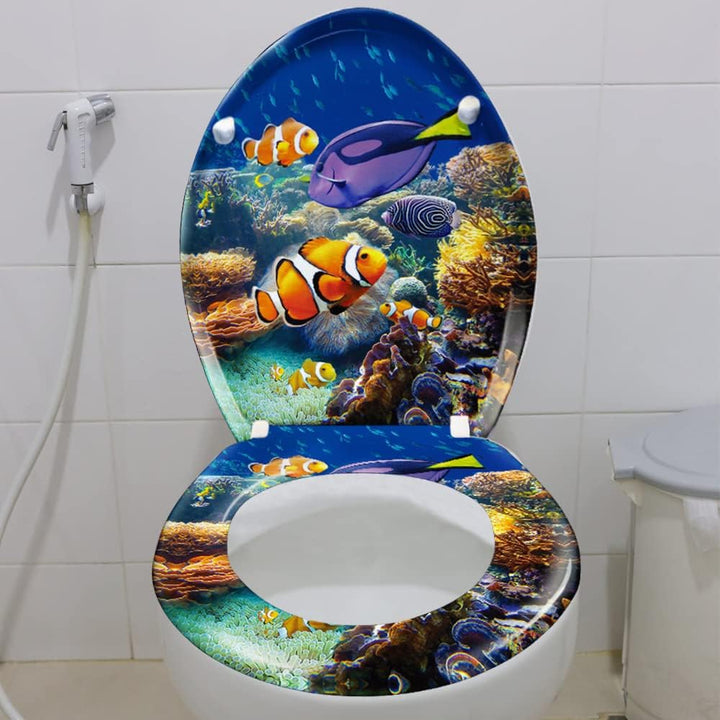 ACXIN WC Sitz mit Absenkautomatik Oval Toilettensitz Antibakteriell Klodeckel Universal Grösse WC Kl
