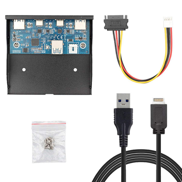 Chenyang 4 Ports 2 USB C ＆ 2 USB 3.0 auf USB 3.1 Typ E Frontplatte Header USB HUB Port Multiplier Ex