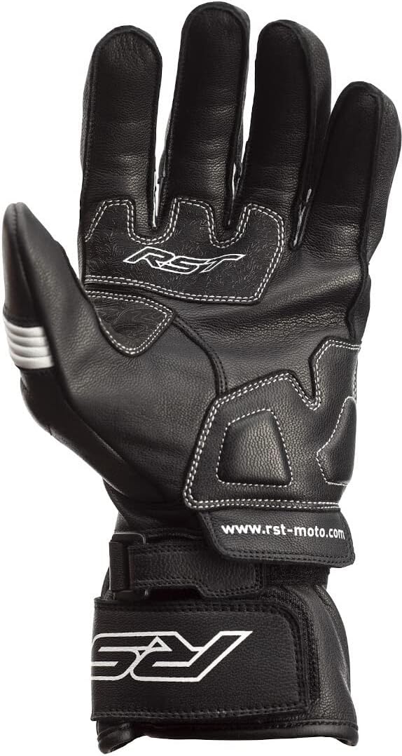 RST Pilot Motorradhandschuhe (Black/White,2XL)