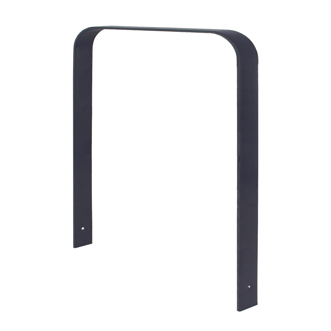 TRUTZHOLM Fahrradanlehnbügel 115 x 76 cm Flachstahl 12 mm pulverbeschichtet und rostfrei zum Einbeto