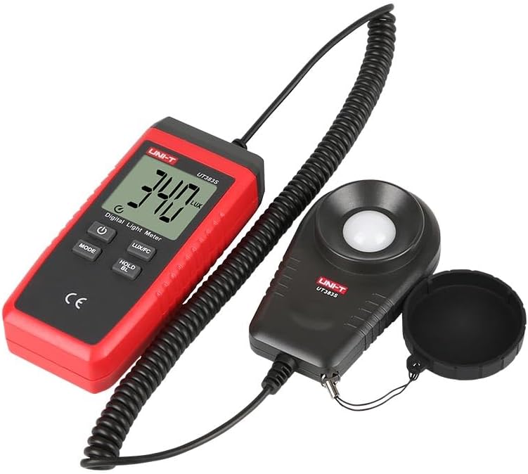 UNI-T UT383S Digital Light Meter Lux/FC Meter Luminometer Photometer 200,000 Lux Luminometer Photome