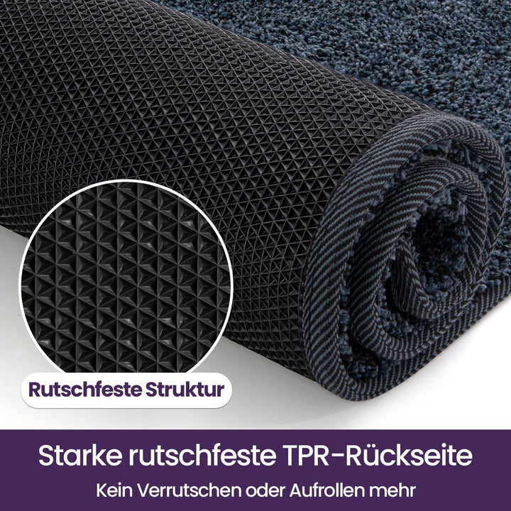 DEXI Fussmatte Innen 120 x 180 cm, rutschfeste Schmutzfangmatte, Maschinenwaschbare Fussmatte, Saugs