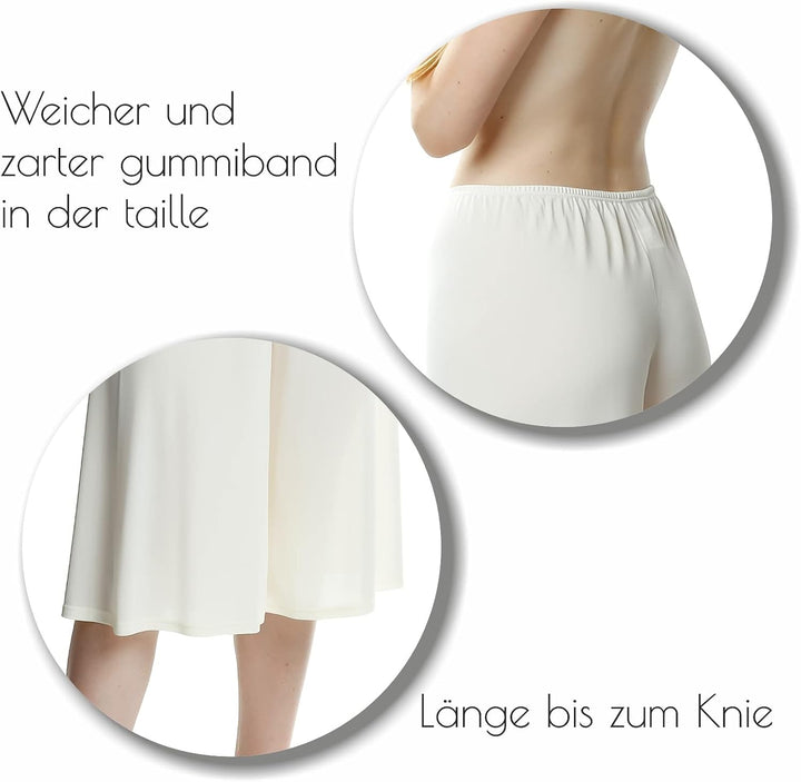 Mewa Glatter Kurze Hose ANASTAZJA, Kurze Hose mit einem Breiten Hosenbeine, Halbküchen für Damen, Un
