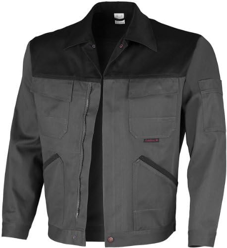 Qualitex Image Bund-Jacke Arbeits-Jacke MG 300 58 Grau/Schwarz, 58 Grau/Schwarz