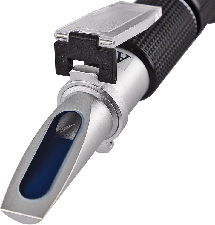 DEMA Handrefraktometer – für Batterie, Wischwasser &amp; Kühlwasser, Kfz &amp; Pkw, präzise Messung, robust