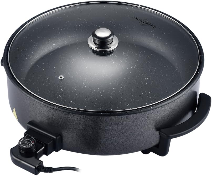 Elektropfanne 24cm 1500W Basel Premium Collection Schwarz Design