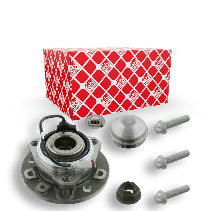 febi bilstein 27386 Radlagersatz mit Radnabe und Anbaumaterial , 1 Stück