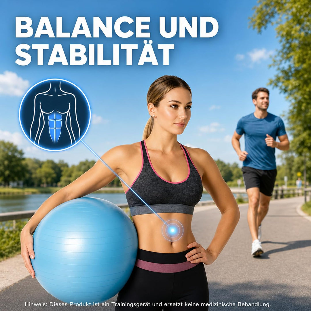Original Pezzi Gymnastikball Maxafe Ø 65 in Allen Farben - bis 400 kg belastbar - Fitness, Reha, The