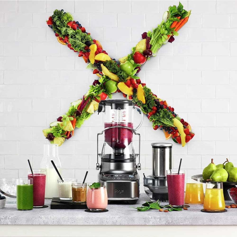 Sage - The 3X Bluicer - 2-in-1 Mixer &amp; Entsafter für Smoothies, Säfte, Frappes, Slushies &amp; Cocktails