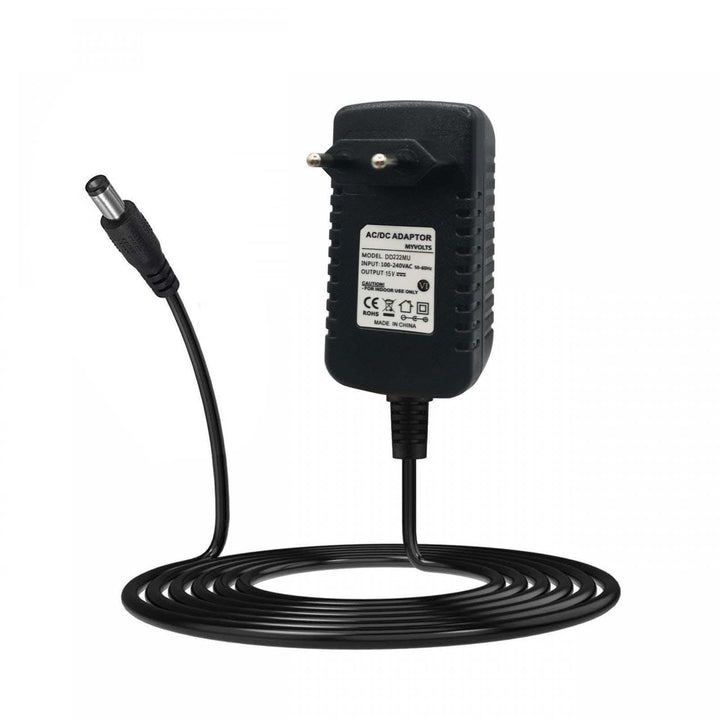 MyVolts 15V EU-Netzteil kompatibel mit Peavey PV6 Mixer Standard, Standard