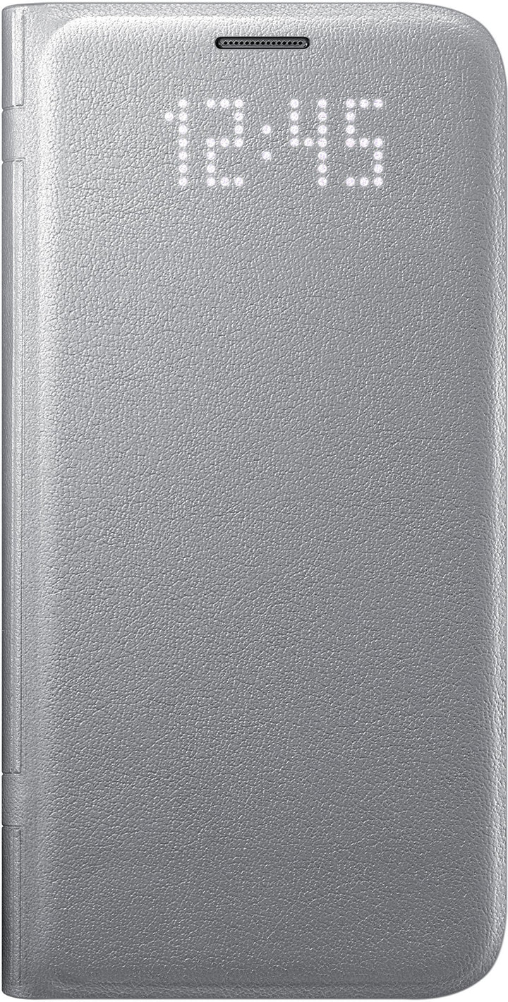 Samsung LED View Cover Hülle EF-NG930 für Galaxy S7, silber, Silber