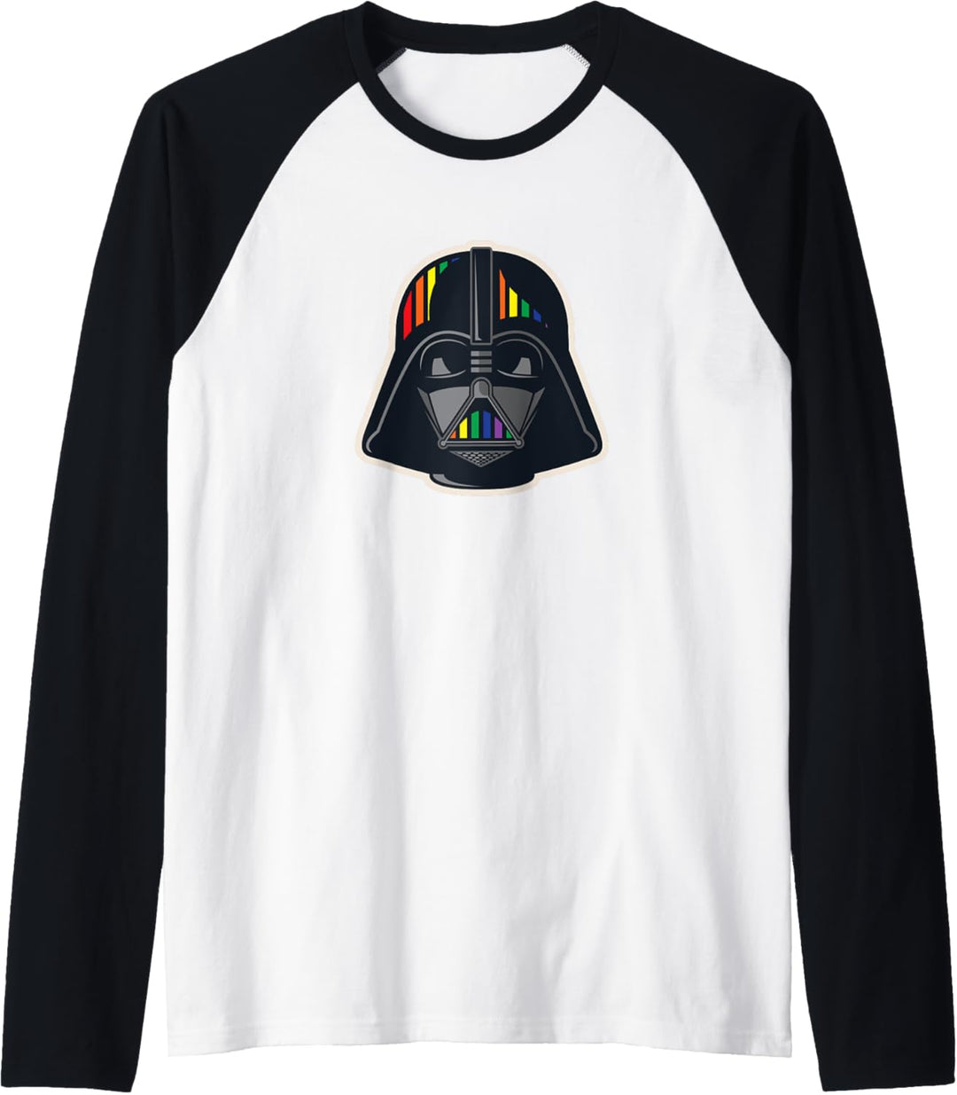Star Wars Darth Vader Rainbow Pride Raglan