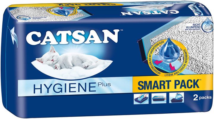 Catsan Smart Pack 2 Packs (2x4l) - Katzenstreu - Nicht-klumpend