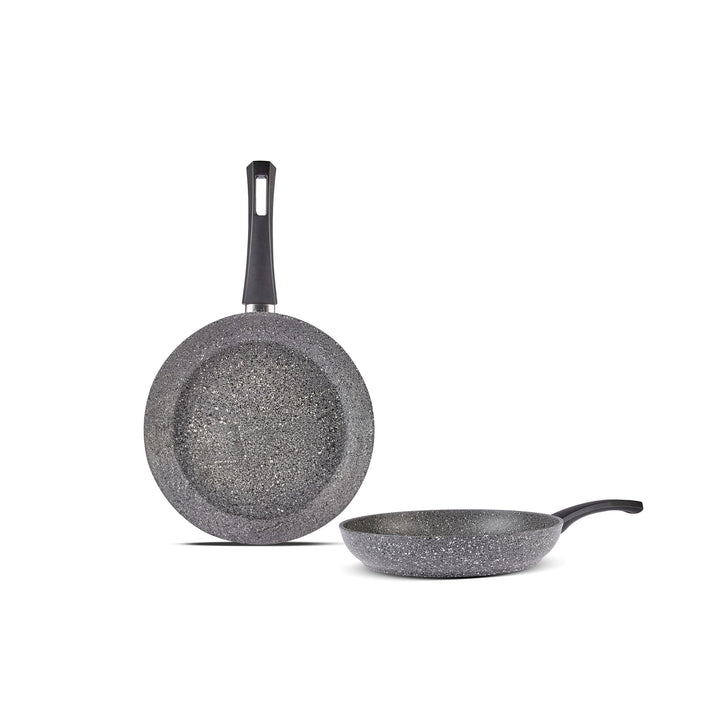 KARACA Gris Biogranit Pfannenset, 2-teilig - Perfekte Küchenbegleiter für müheloses Kochen