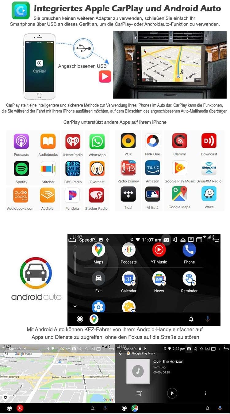 Erisin 9 Zoll Android 11.0 Autoradio Bluetooth mit GPS Navi Für BMW 3er E46 318 320 325 M3 Rover 75