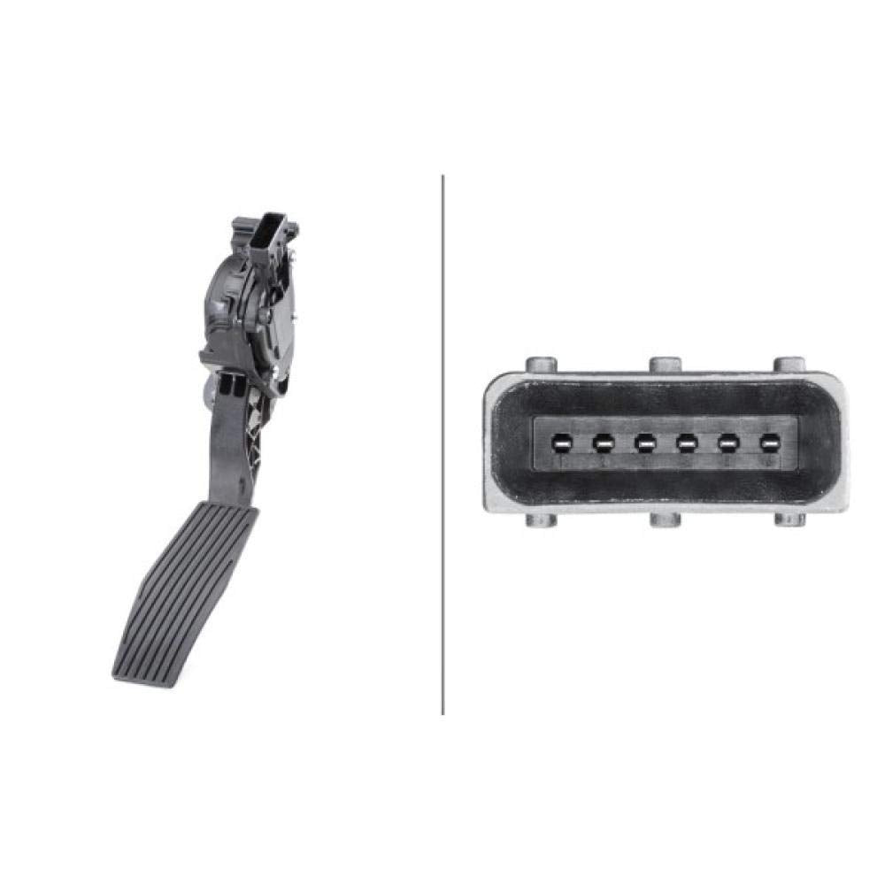 HELLA 6PV 009 765-711 Sensor, Fahrpedalstellung - für Linkslenker - Schaltgetriebe