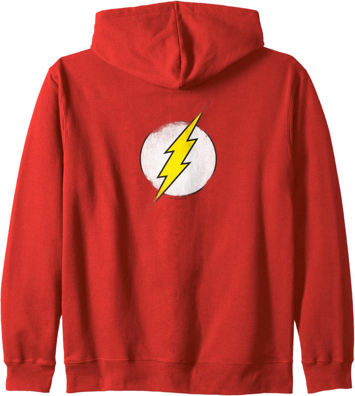 The Flash Rough Flash Logo Kapuzenjacke