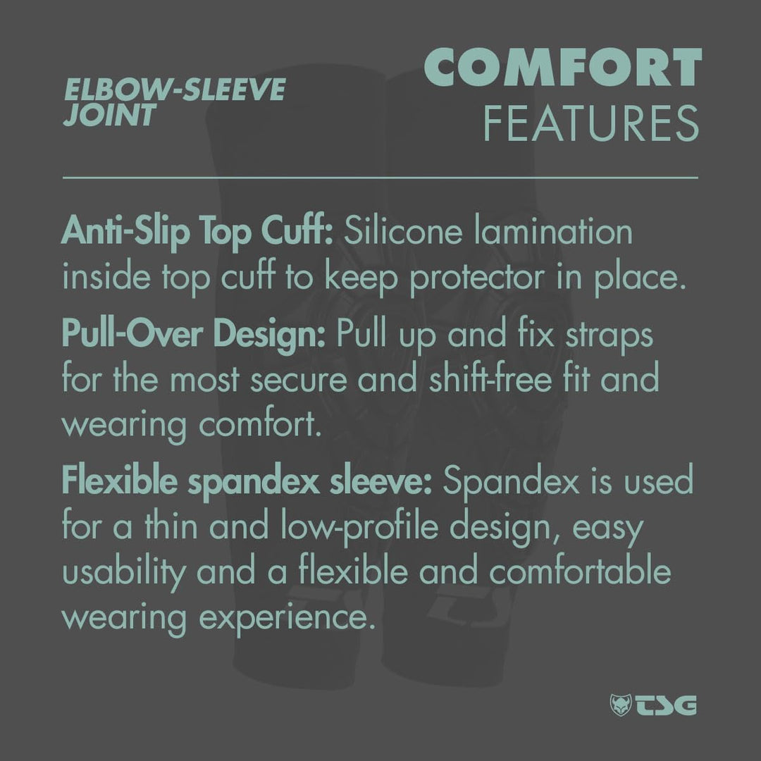 TSG Elbow-Sleeve Joint Schützer S-M Schwarz, S-M Schwarz