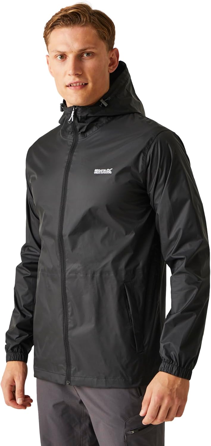 Regatta Damen Pack it III wasserdichte Shell Jacke 44 Schwarz, 44 Schwarz