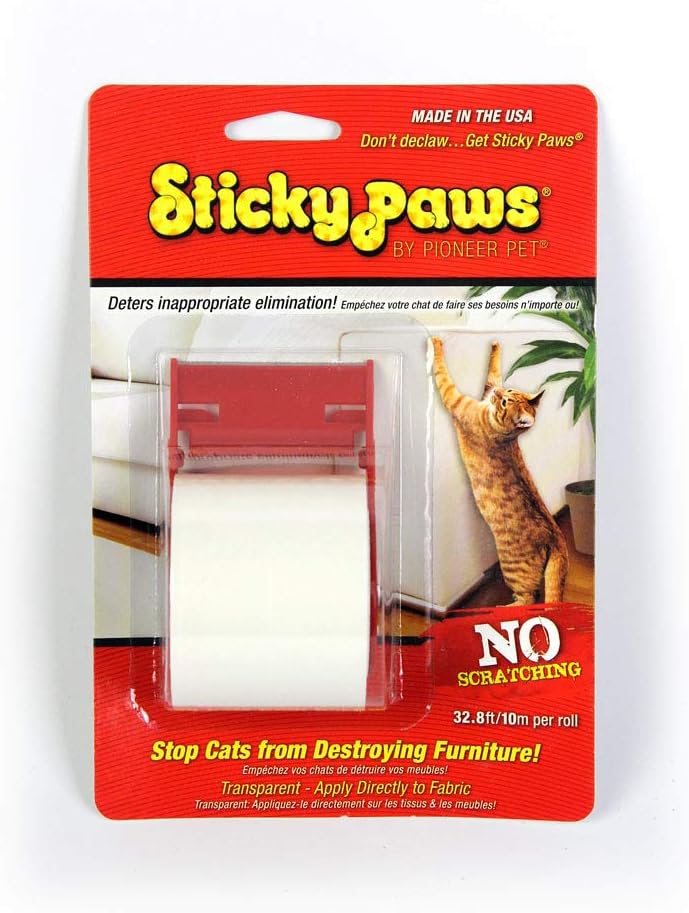 Sticky Paws Schutzklebeband für Möbel, Rolle 10 m