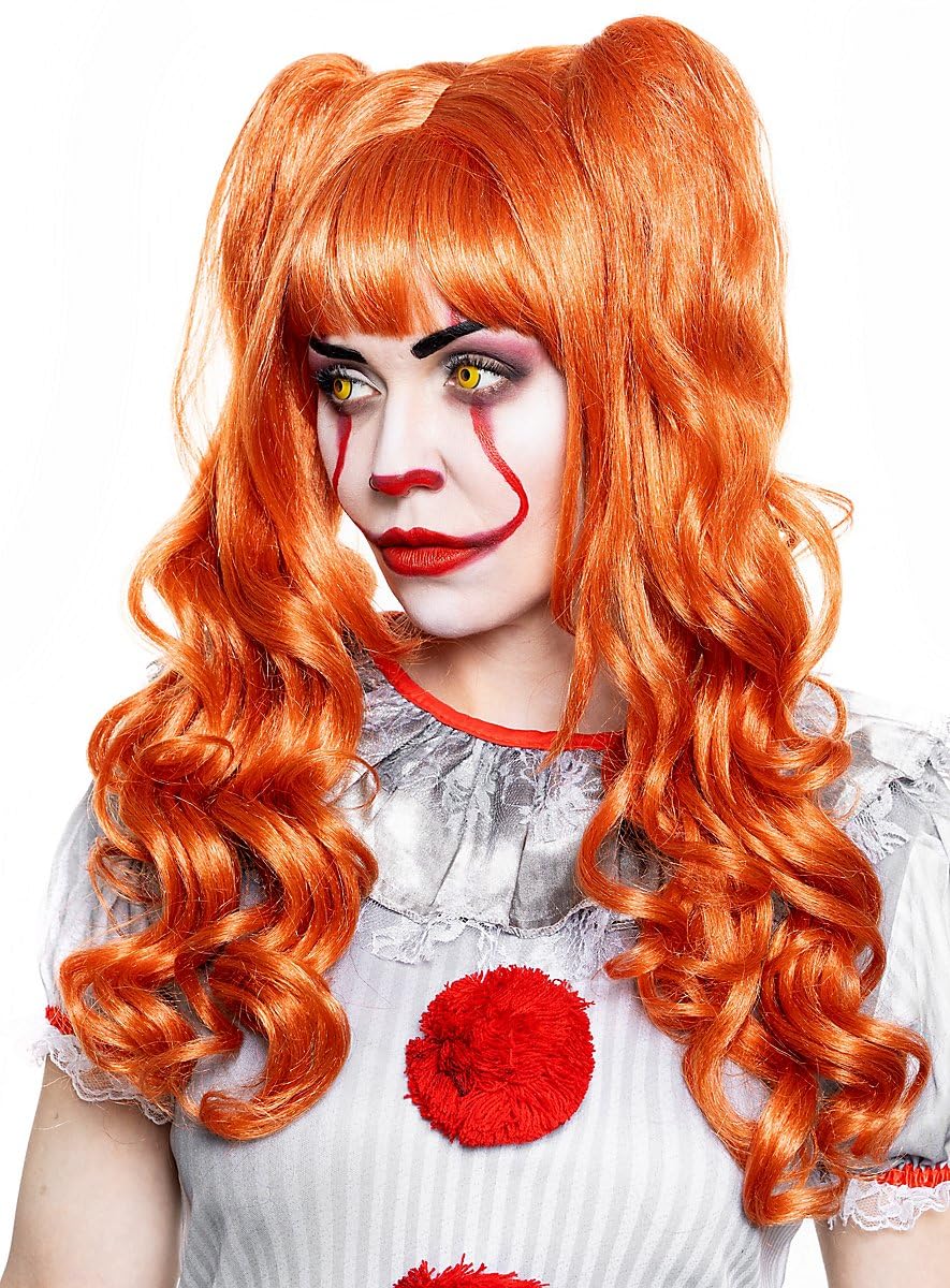 It-Clown-Girl Perücke - Weiblicher Horrorclown - Kostüm-Zubehör Karneval, Halloween &amp; Motto-Party Ho
