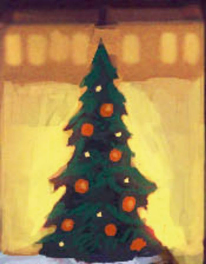 Wand-Adventskalender – Winterstadt am Abend, Kalender