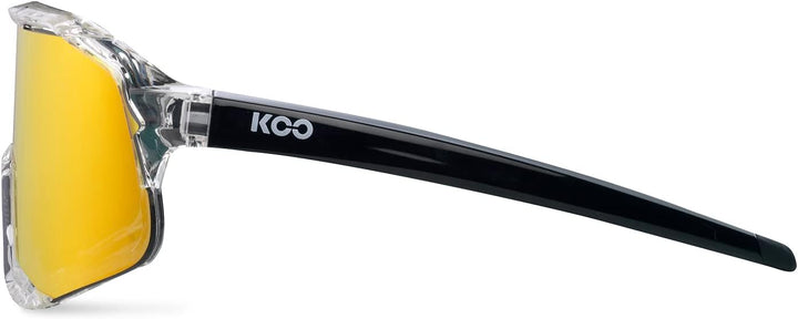 KOO Demos Sunglasses I Performance Eyewear for Road, MTB Cyclists &amp; Cyclocross Sports Kristall Rot,