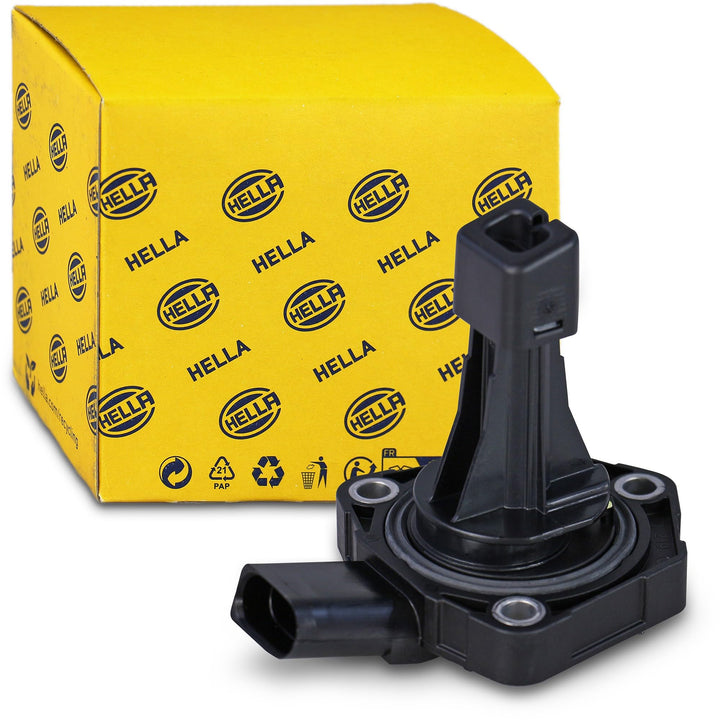 HELLA 6PR 013 680-021 Sensor, Motorölstand - 3-polig - mit Dichtung