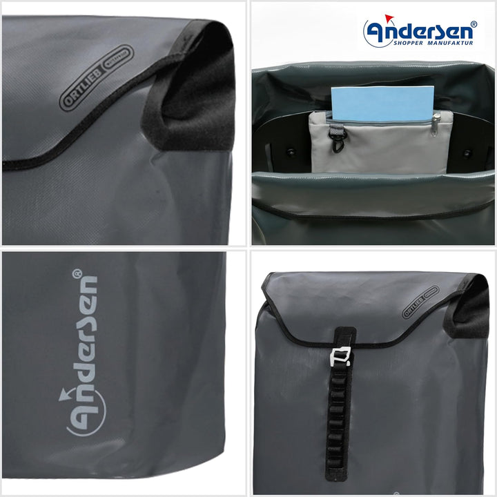 ANDERSEN Einkaufstrolley - Tura Shopper Ortlieb anthrazit, Anthrazit