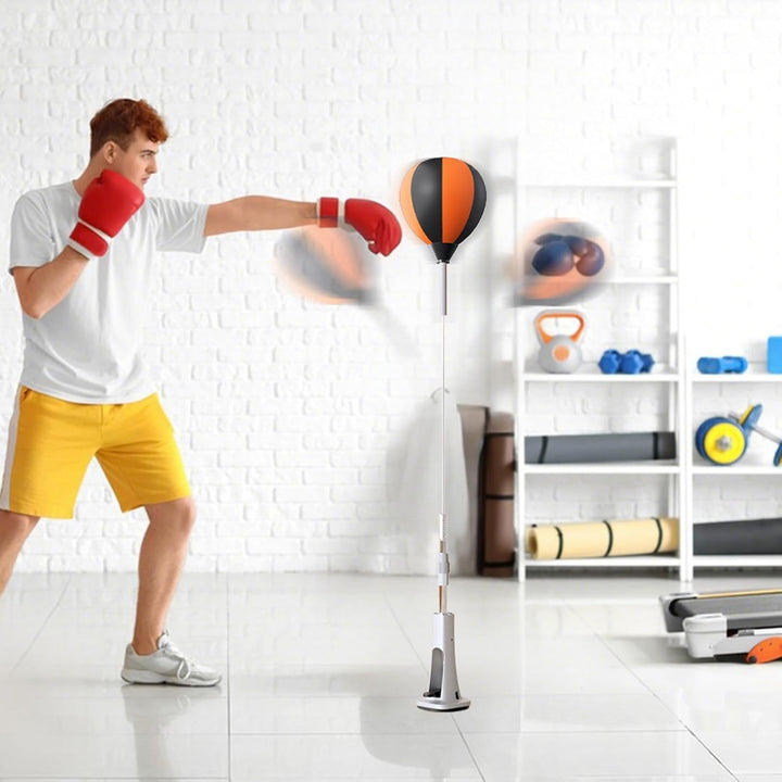 Boxtasche mit Halterung, Boxreflex-Tasche mit Halterung, Punching Reflex Ball Set | Boxausrüstung, h
