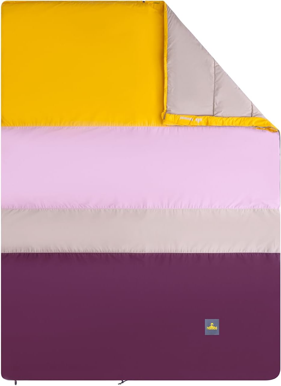 NOMAD® Blazer Multicolour Schlafsack | Reissverschluss linksseitig | Baumwolle | Gefütterter Zugluft