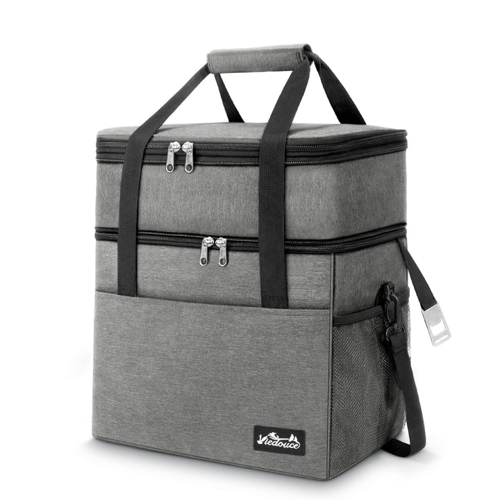 Viedouce Kühltasche 30L, Erweiterbar Isolierte Picknicktasche für Männer Frauen, Doppelte Fächer Was