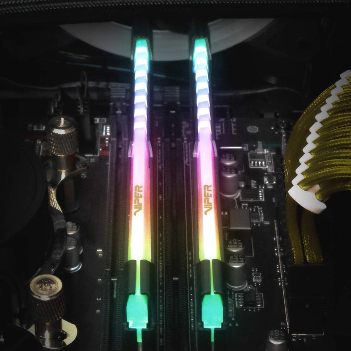 Patriot Viper Steel RGB DDR4 16GB (2 x 8GB) 3600MHz CL18 Gaming Arbeitsspeicher Kit 16GB 3600MHz Kit