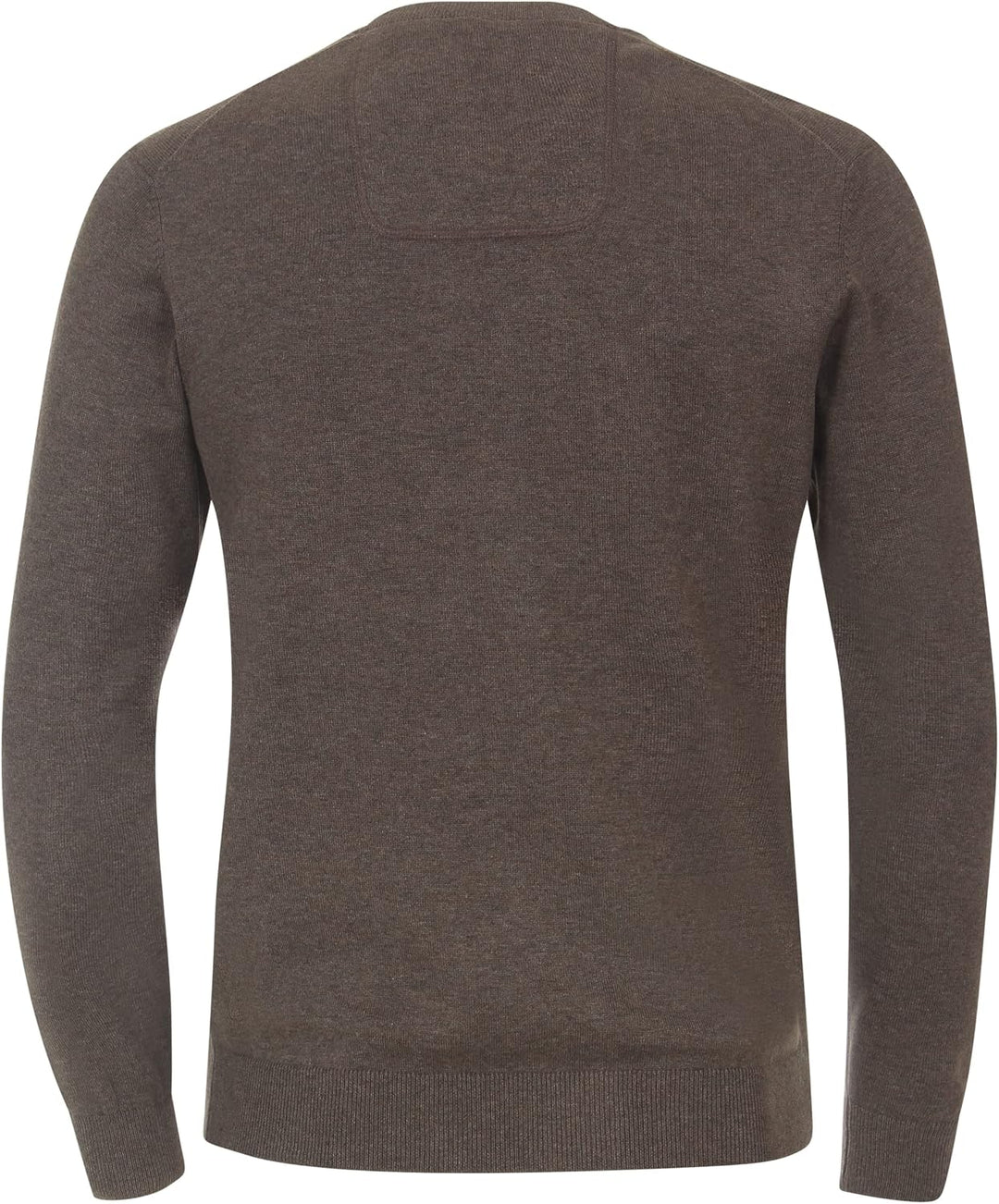 CASAMODA Pullover Langarm V-Ausschnitt Strick Dunkelbraun Grösse L Dunkelbraun, L Dunkelbraun