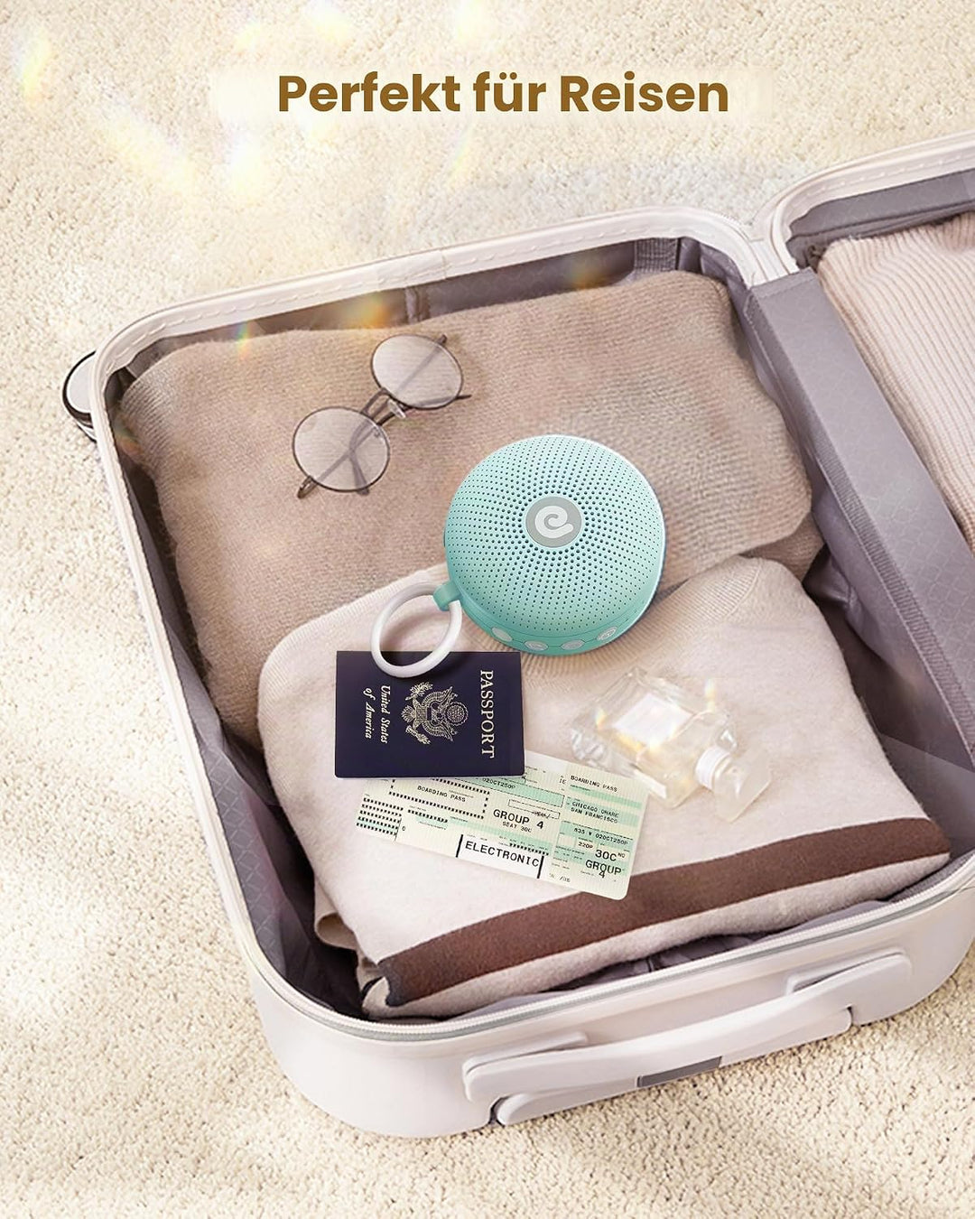 Dreamegg White Noise Machine - D11Max Einschlafhilfe Babys Erwachsene, Portable White Noise Machine
