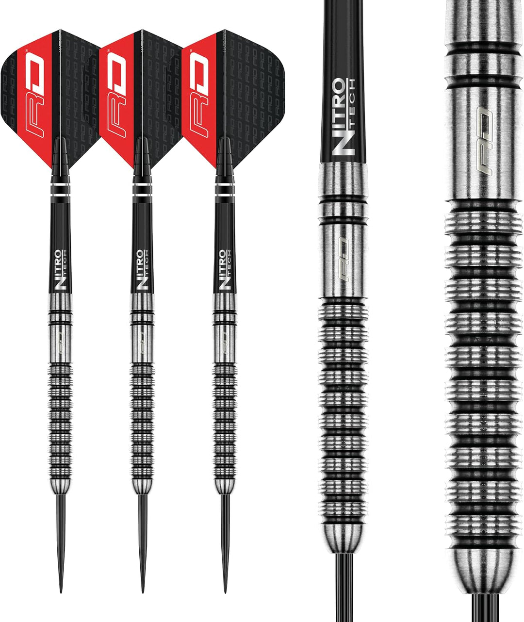 RED DRAGON Gian Van Veen Premium Wolfram Darts Set mit Flüge und Stielen 21.0 Gramm, 21.0 Gramm