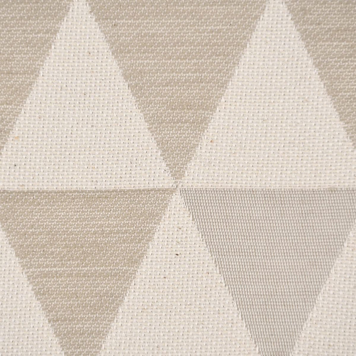 SCHÖNER LEBEN. Zugluftstopper Triangel Retro Scandi Sand Hellbeige, Auswahl:100cm Länge ca. 100x15x1