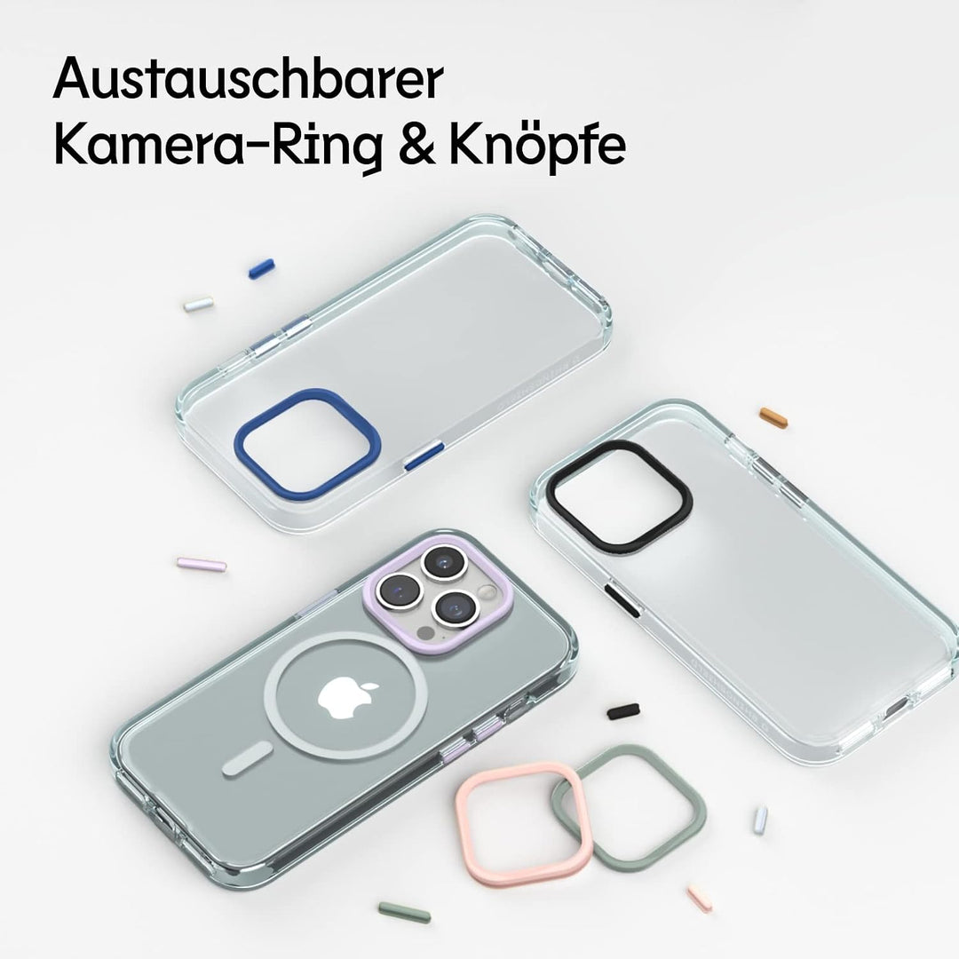 RhinoShield Clear Case kompatibel mit MagSafe für [iPhone 12 Pro Max]|Überragende Magnetstärke, Verg