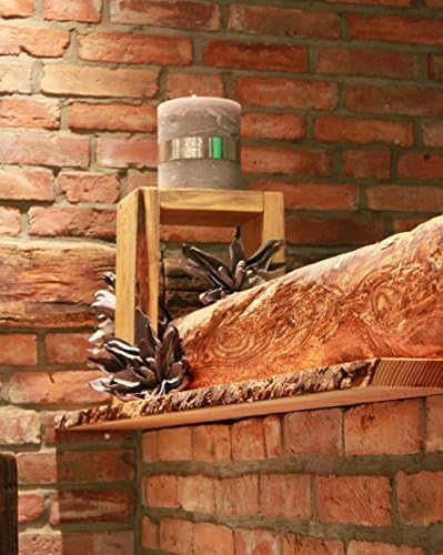 Dekorie Kerzenständer Tisch Hocker Massivholz Natur
