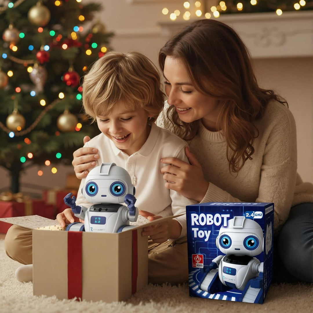 Ophy Roboter Spielzeug für Kinder, Innovative Projektionstechnologie, RC Roboter mit LED-Augen und M