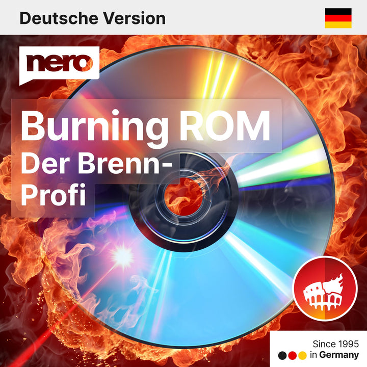 Nero Das Original | Nero Burning ROM 2024 | Brennprogramm | Brennen, Kopieren, Sichern, Rippen | CD