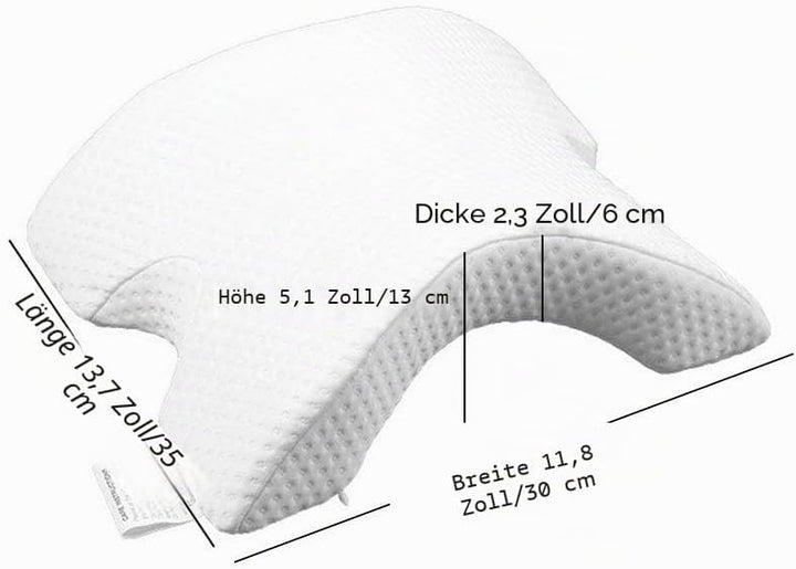 Seitenschläferkissen für Paar Entspannender Arm, Memory Foam Gewölbtes Kissen, U förmiges Nackenkiss