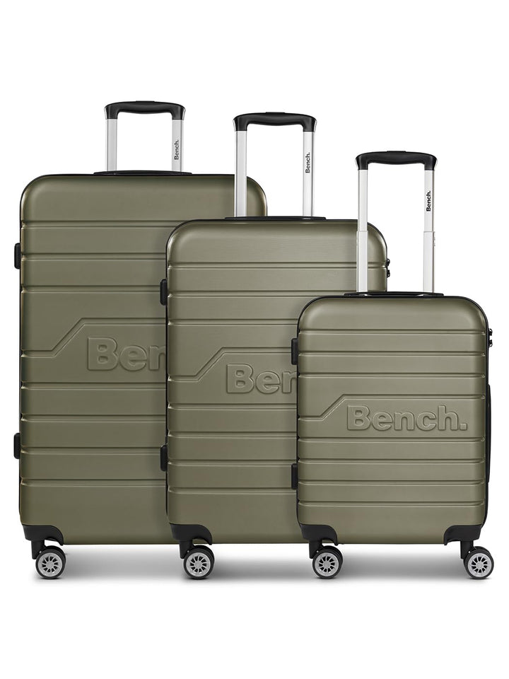 Bench Hartgepäck Koffer-Set 3-teilig | Reise-Trolleys aus hochwertigem, robustem ABS Material | für