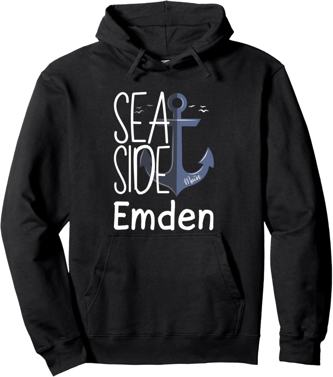 Emden Moin Insel Camping Urlaub Nordseeküste Ostfriesland Pullover Hoodie