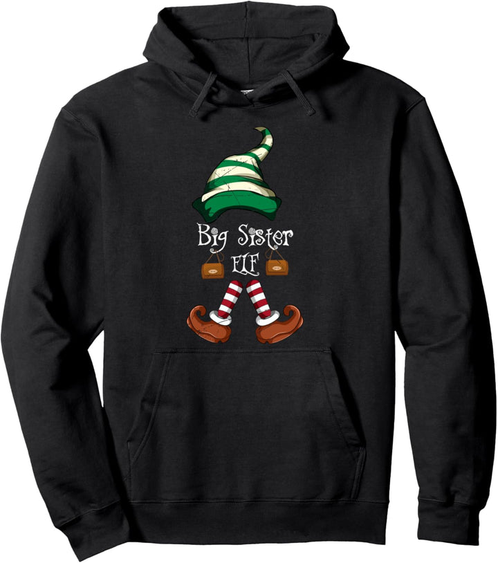 Frohe Weihnachten Outfit Geschenk Schwester Elfe Pullover Hoodie